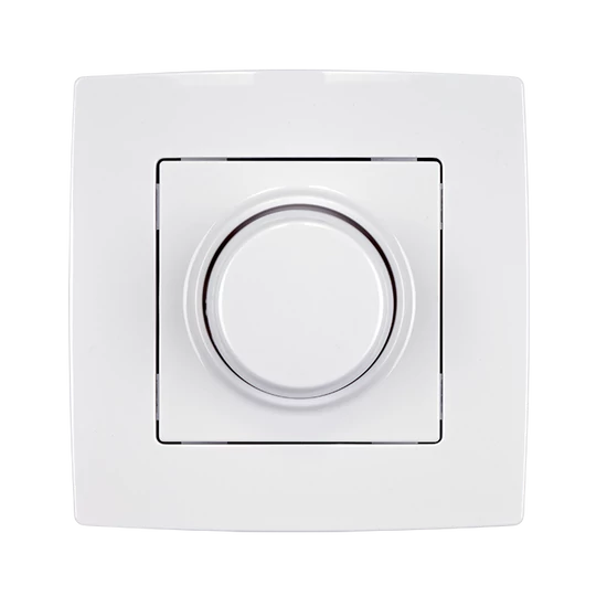 CITY DIMMER LED KAPCSOLÓ (3-300W) FEHÉR METÁL