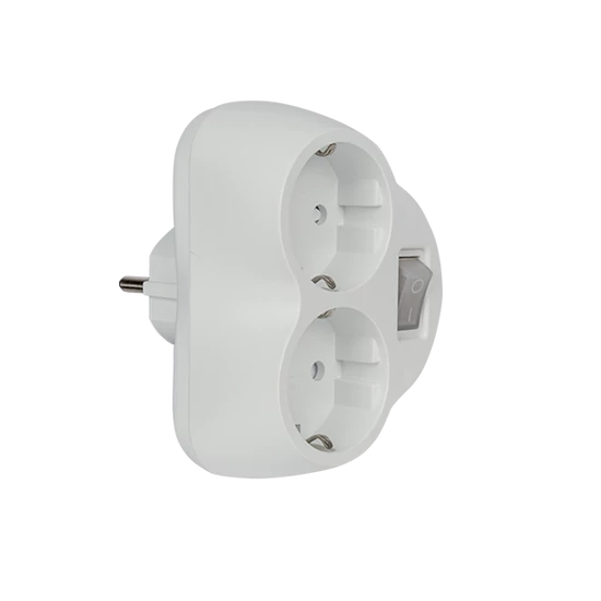 ADAPTER DUPLA FEHÉR KULCCSAL