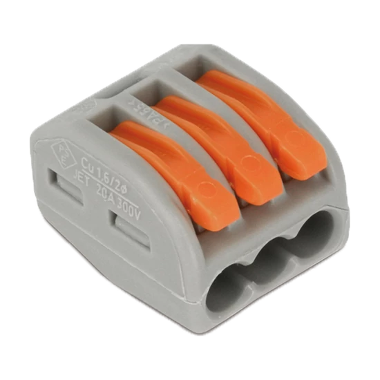 VEZETÉK ÖSSZEKÖTŐ 3-AS 4.00MM²