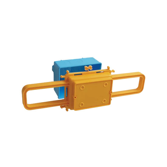 PBN60xM40 BOX FOR CONCRETE WITH WINGS FOR 7 MOD.