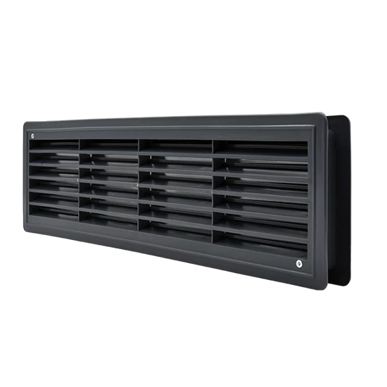 EL02-125 DOOR GRILLE 115x430MM, GRAPHITE