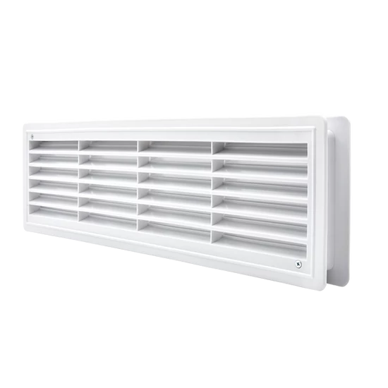 EL02-127 DOOR GRILLE 115x430MM, WHITE