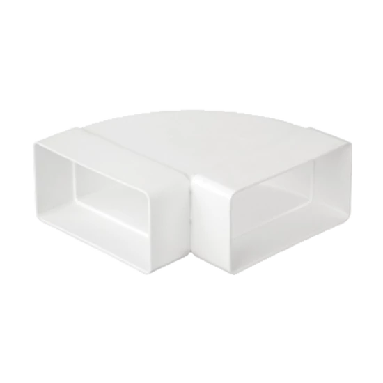 EL02-522 HORIZONTAL 90° BEND FOR FLAT DUCTS 220x55