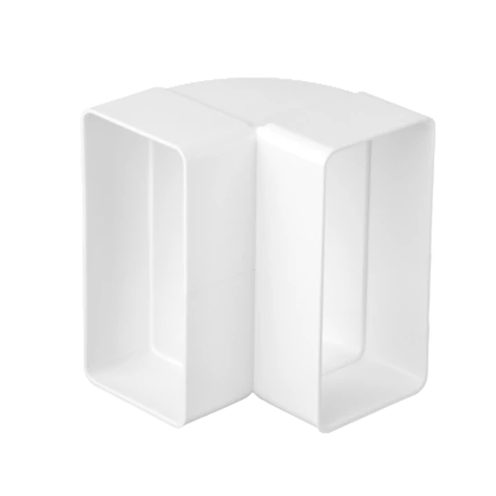 EL02-524 VERTICAL 90° BEND FOR FLAT DUCTS 220x55