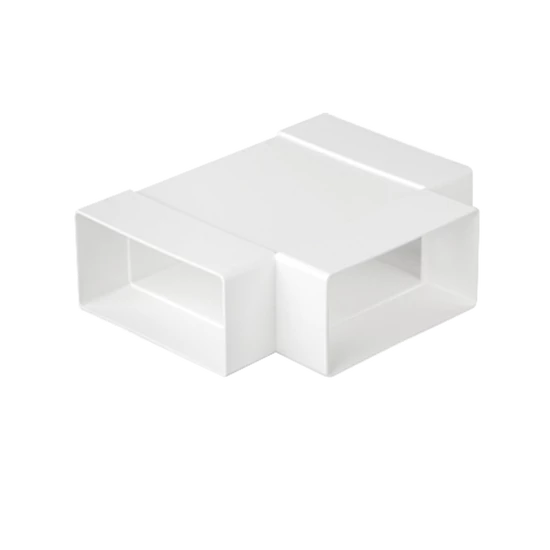 EL02-409 PVC T-JOINT FOR FLAT DUCTS 110x55MM