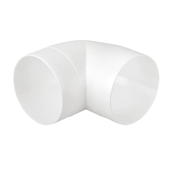 EL02-483 PVC KNEE 90° FOR ROUND DUCTS D150MM