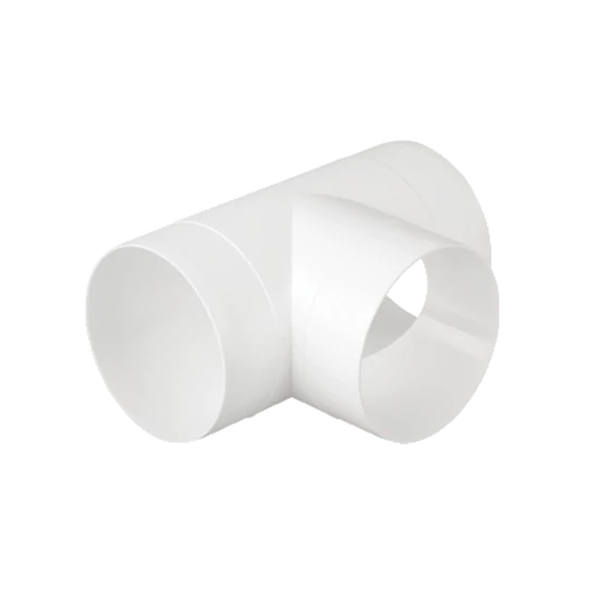 EL02-460 PVC T-JOINT FOR ROUND DUCTS D100MM