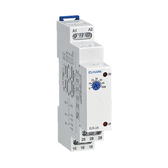 ELR-2A RELAY 24-240V AC/DC 1s-3min 2C-ON-DELAY