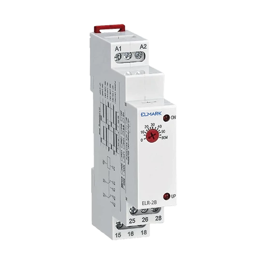 ELR-2B RELAY 24-240V 3s-10min 1C-ON-DEL+1C-ON-INST