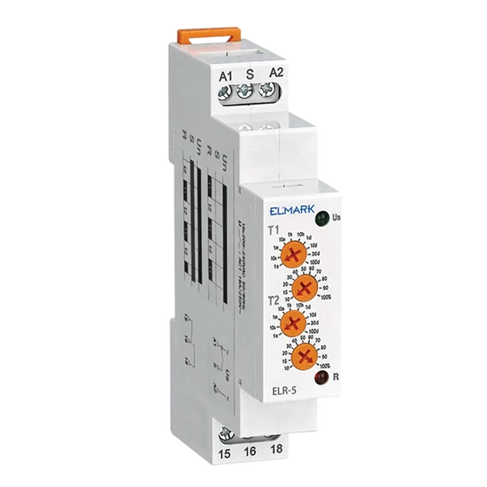 ELR-6 ASYMMETRIC RELAY 12-240V AC/DC 2ХSPDT 2x16A