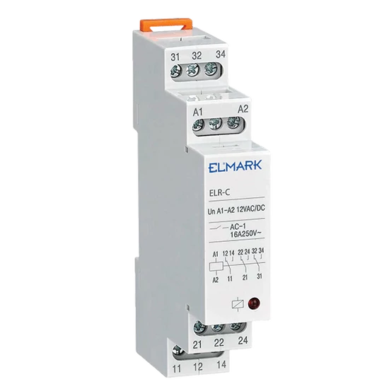 ELR-7C INTERMEDIATE RELAY 24V AC/DC 3ХSPDT 16A