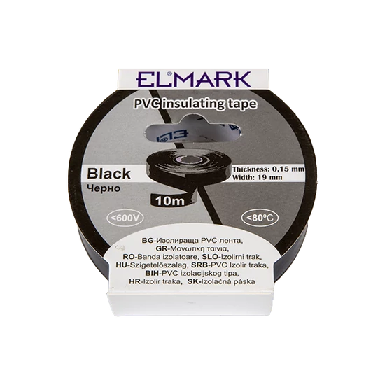 INSULATING TAPE 10mx19mm BLACK