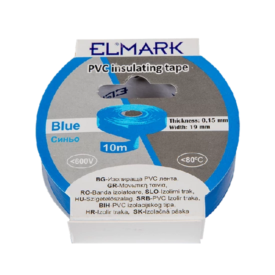 INSULATING TAPE 10mx19mm BLUE
