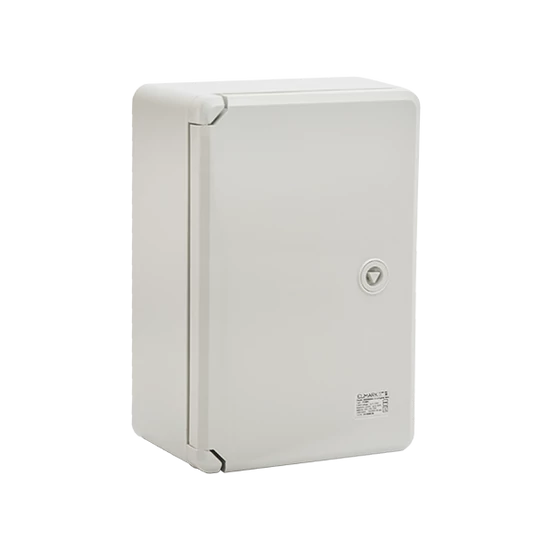 PLASTIC BOARD ABS 350x250x150 GREY DOOR