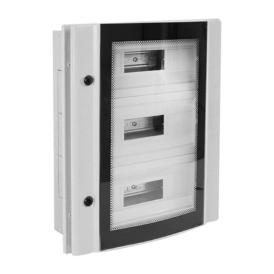 METAL BOARD ELOX FLUSH 68 MODULES TEMP GLASS,IP55