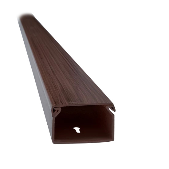 2M 25x16 MŰANYAG KÁBELCSATORNA CT2 SÖTÉT DIÓ