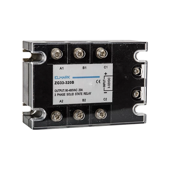 SZILÁRDTEST RELÉ ZG33-3-40B 400VAC 40A 3P