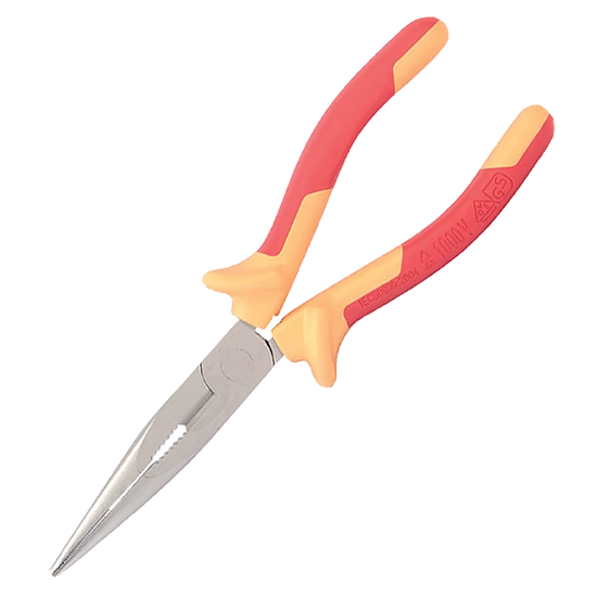 VDE CRV INSULATED LONG NOSE PLIERS 150MM 1000V