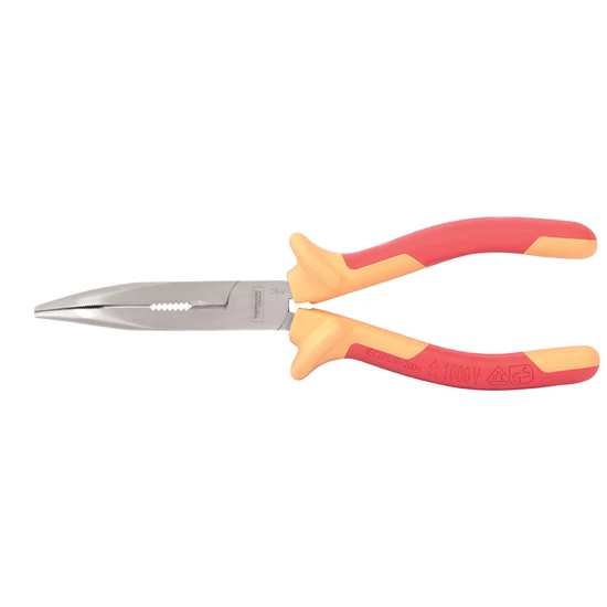 VDE CRV INSULATED BENT NOSE PLIERS 160MM 1000V