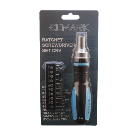 11PCS RATCHET SCREWDRIVER SET, CRV