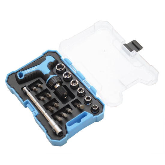 18PCS RATCHET WRENCH AND SCREWDRIVER SET CRV