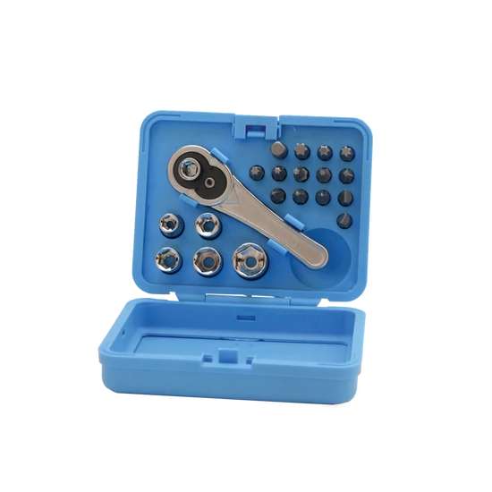 20PC SOCKET & SCREWDRIVER BIT TOOL SET CRV