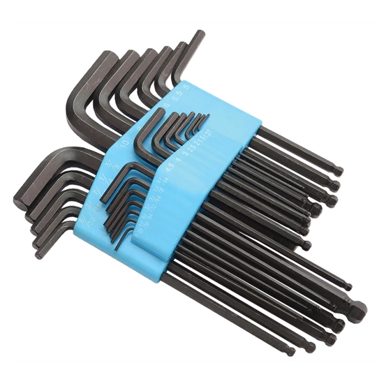 25PCS BALL POINT INNER HEX KEY SET 1.27-10mm
