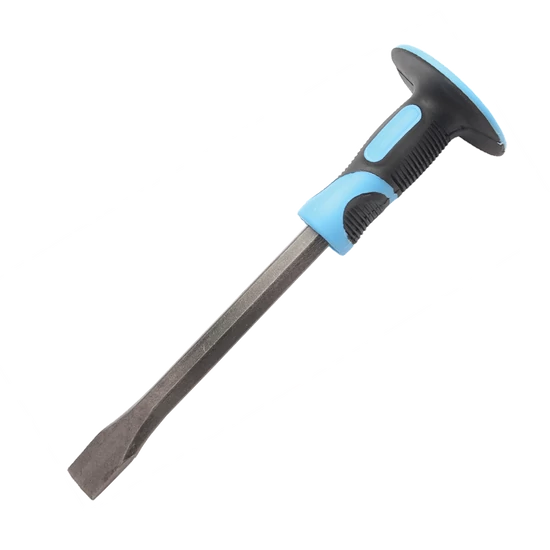 CHISEL AND PUNCH WITH TPR HANDLE 16x300mm