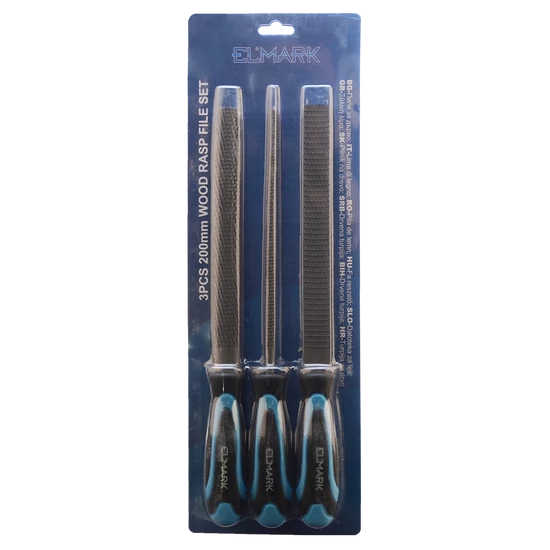3PCS 200mm WOOD RASP FILE SET