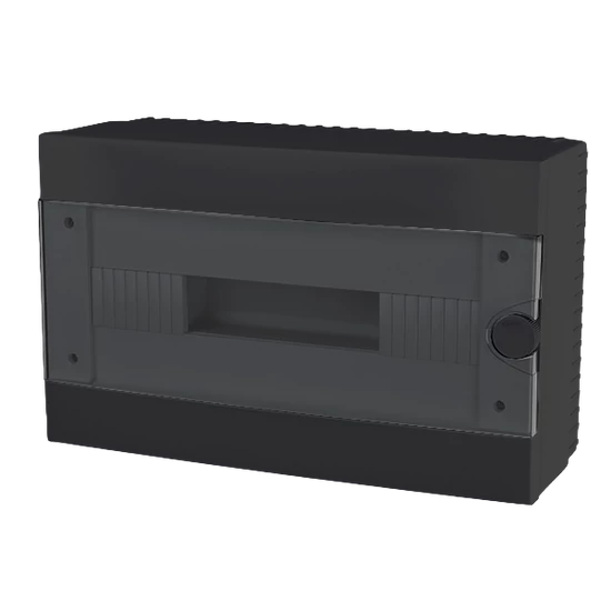 PLASTIC BOX FOR SURFACE MNT. 16 WAY (1X16), BLACK