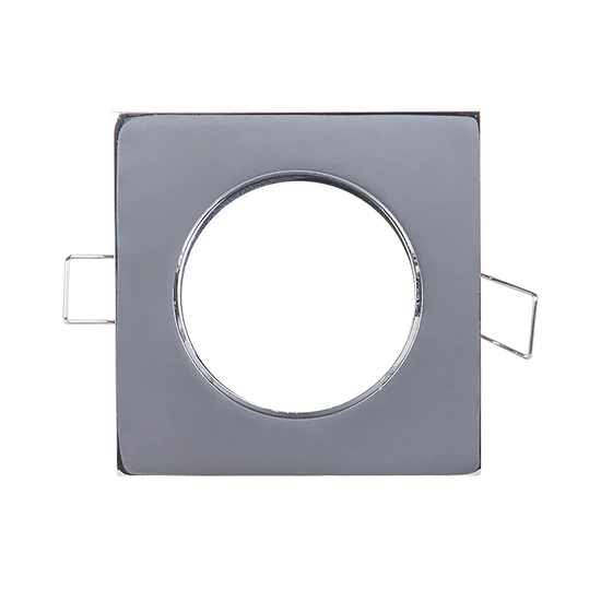 Square downlight SATIN NICKEL, Aliminum 85x85