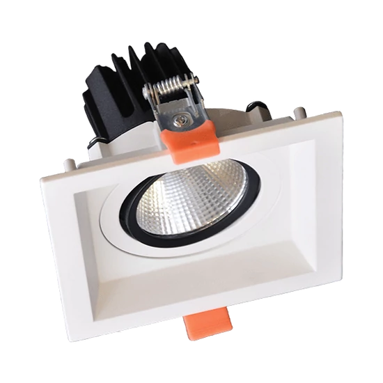 SQUARE LED SPOT LIGHT 30W 230V 4000K WH+EMERGENCY KIT