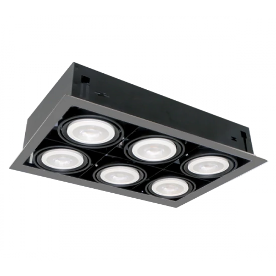 QUAD6 PAR30 6ХE27 DARK GREY