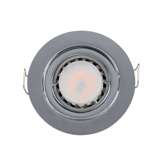 LEDES FÉM KEREK SPOTVILÁGÍTÁS PAR 16 5.5W 2700-3000K KRÓM