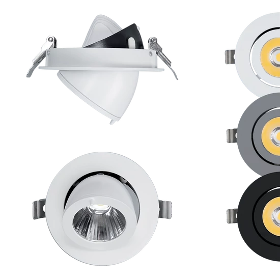 TL190 COB SÍNES LÁMPATEST 30W 220-240V 4000K 24° SZÜRKE