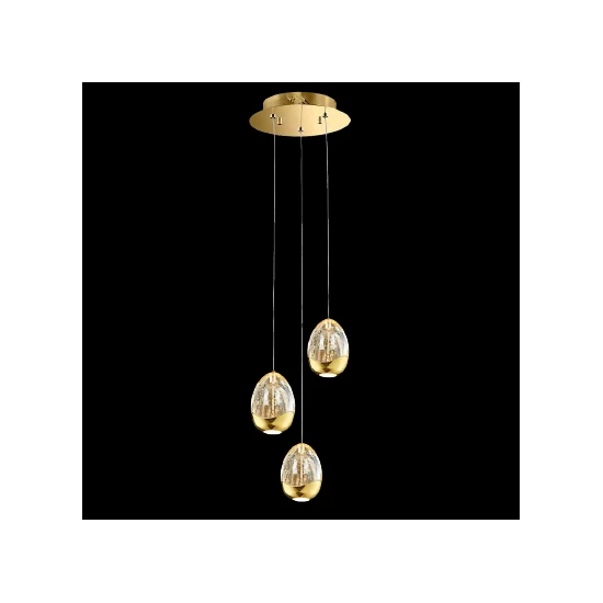 GOLDEN EGG LED PENDANT 14.4W 3000K, GOLD