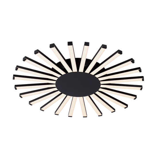 JOSEY CSILLÁR LED 96W / 3000K D575XH50mm FEKETE