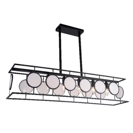 LUTON PENDANT 6xE14 BLACK