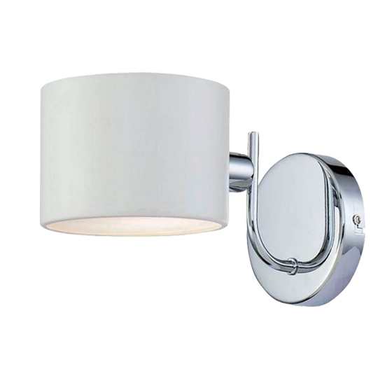 MELODY WALL LAMP 1xE27 CHROME/WHITE