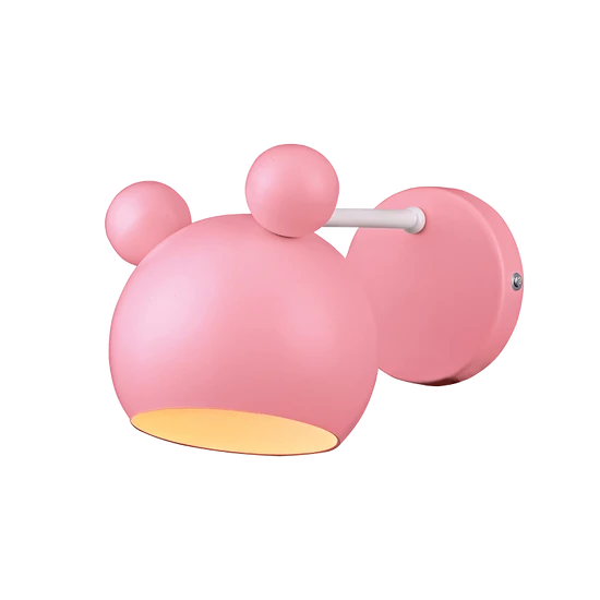 MICKEY FALI LÁMPA 1XE27 RÓZSASZÍN