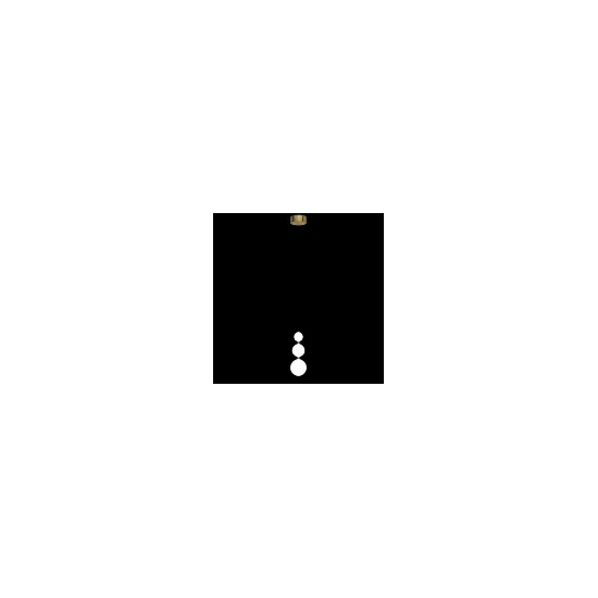 PEARL LED PENDANT 9W 3000K, GOLD
