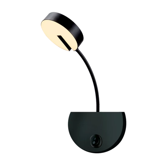 SENSO LED WALL LAMP 8.5W 3000K MATTE BLACK