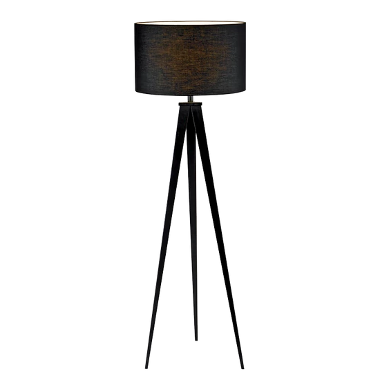 TOMY FLOOR LAMP 1XE27 DARK GREY D400XH1550mm