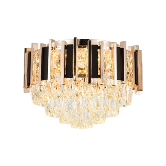 VICTORIA CEILING LAMP 6xE14 GOLD/BLACK