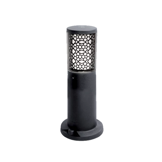 CARLO DECO LED KERTI LÁMPA ÁLLÓ 6W CCT 4000K IP55 400mm FEKETE