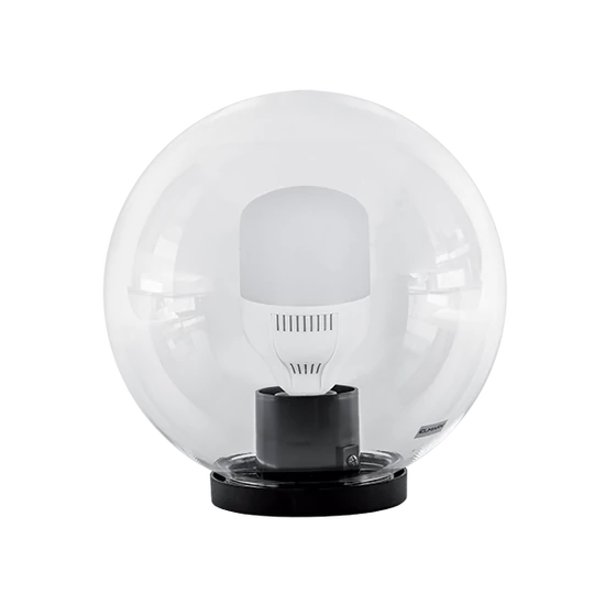 LED KERTI VILÁGÍTÓTEST GÖMB ALAKÚ, LÁMPÁVAL PMMA CLEAR 400 40W E27 230V 4000-4300K