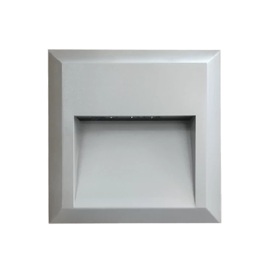 GRF52 LED KÜLTÉRI HOMLOKZATI LÁMPA 1.5W 4000K IP65 SZÜRKE