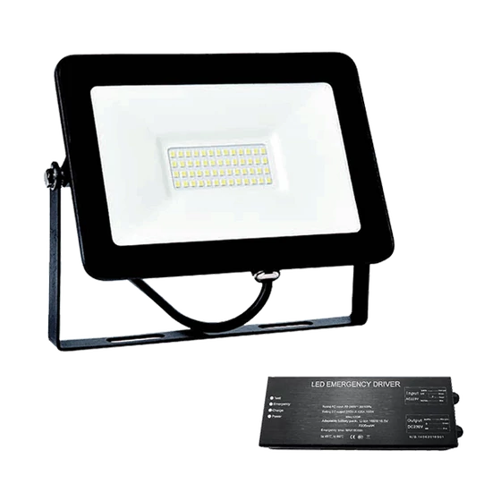 VEGA SLIM SMD LED REFLEKTOR 100W 5500K+SÜRGŐSSÉGI KÉSZLETTEL