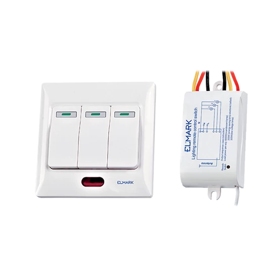 RF REMOTE CONTROL SWITCH THREE CHANNELS