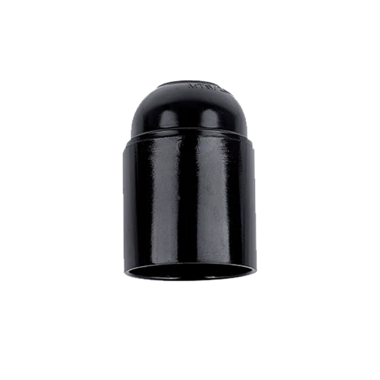 LAMP HOLDER HANGING BAKELITE E27 BLACK